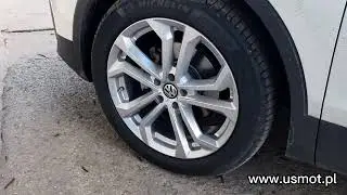 Volkswagen Tiguan na felgach DEZENT TA Silver i oponach Michelin 235/50R19 Primacy 4