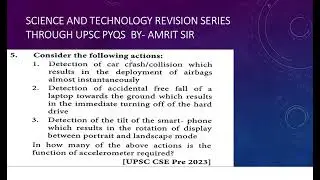 L-17|APPLIED SCIENCE| SCIENCE & TECHNOLOGY | COMPLETE REVISION OF SCIENCE AND TECH THROUGH UPSC PYQs