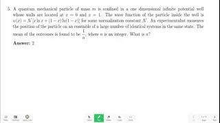 JEST 2024 Physics Quantum Mechanics PYQ | Expectation Value of Position Operator | CSIR NET, GATE