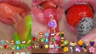 Emoji Eating Show (edit) Mukbang 먹방 먹 4K 