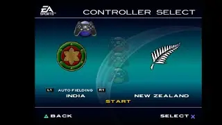 EA Cricket 2004 India V New Zealand 20 20 Match Gameplay Only Batting