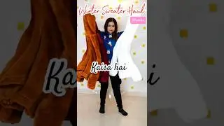 Meesho Sweater Haul 🧶 | 3 Affordable Sweaters Honest Review #meesho #meeshosweaterhaul #viral