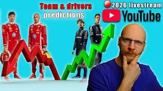 2026 Team and driver predictions Live Stream.