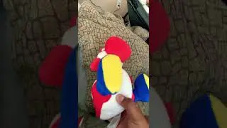 New red yoshi plush