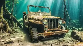WWII Willys MB Jeep Found Underwater in a Jungle Cave Full Restoration