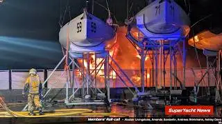 Яхта Mallorca Yacht Blaze на верфи | SY Clips