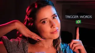 Get tingles and fall asleep with Portuguese trigger words ✨ with HAND MOVEMENTS and HAND SOUNDS