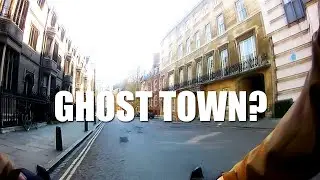 Cyclist captures EMPTY ROADS in UK during CORONA VIRUS outbreak