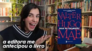 LI O NOVO LIVRO DO VALTER HUGO MÃE ANTES DE SER LANÇADO 😱​