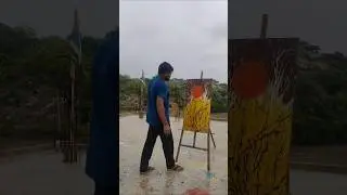 Experimental Tree Painting, Satisfying Painting #painting #art #satisfying