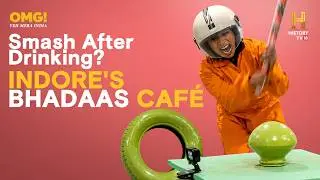 At this cafe in Indore, they let you smash their crockery #OMGIndia S05E02 Story 4
