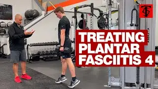 Plantar Fasciitis Fix 4: Dumbbell Staggered-Stance Heel Raise