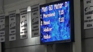 Mens 60m Dash Prelim Heat 2 - Daniel Brown, Demetrius Hood