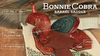 NEW 2025 Bonnie Cobra Barrel Saddle by Circle Y!