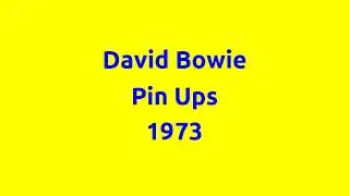 : David Bowie - Pin Ups : 1973