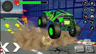 Monster Demolition Truck Derby || 4x4 Monster Truck games || 3D Monster Truck || Android gameplay#2