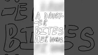 I struggled with the words😭 (quick animation)                                     (real life event)