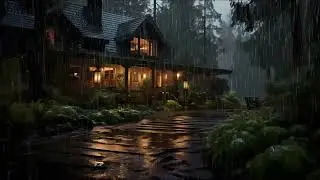Peaceful Light Rain  Gentle White Noise for Sleep│ASMR│ambience│deep sleep│white noise