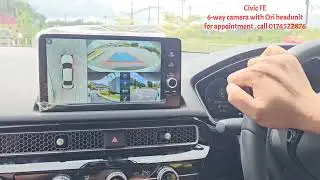 2025 Honda Civic add 6-way Camera on original factory screen