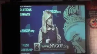 Monica Crowley speaks at the GOP Convention in NYC