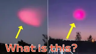 Mysterious! A Strange Pink Orb Appears Over The Sky of Egypt