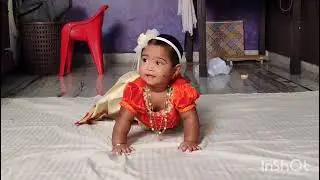 Pongal  celebration my home 🏠# my little princess annaprashan # bogi pallu 😍😍