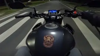 Rolê noturno de CB500F em São José dos Campos-SP. Dezembro de 2025