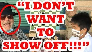 10 Year Old Hustles Trash Talker With Tricky Shocking Mate! Felix vs The Great Carlini
