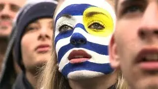 Uruguay's 1-0 win over Italy sets off party in Montevideo