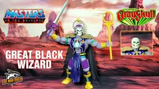 MOTU Origins The Powers Of Grayskull GREAT BLACK WIZARD Review!