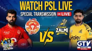 Islamabad United vs Peshawar Zalmi | PSL Live Scorecard | Commentary Box Digital | GTV News