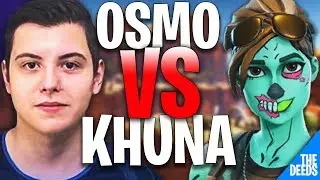 Secret Osmo 1 VS 1 Atlantis Khuna In Solo Arena Mode - Fortnite Highlights