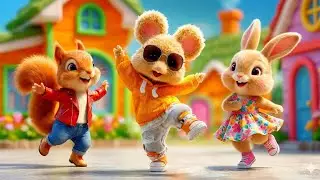 Adorable Baby Animals Dancing Together 🥰 | Heart Melting Moments #ai_cute_animals_01 