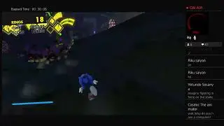 Playing Sonic Forces without using the boost/wispon/spindash/dropdash