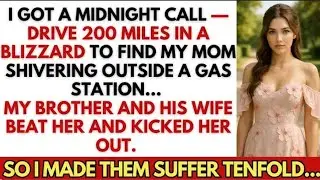 I Drove 200 Miles Through A Snowstorm To Find My Mom Then Saw Her Freezing Outside A Gas Station