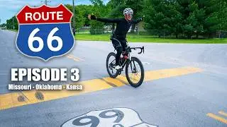 ROUTE 66 BY BIKE: I'm crossing 3 states! Missouri - Oklahoma - Kansas