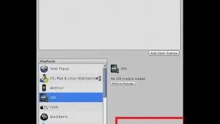 Unity build and run grey out