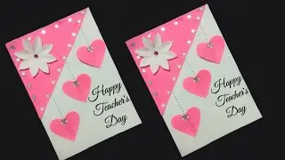 Teachers day card making ideas easy, how to make Teachers day greeting card, diy Teachers day card