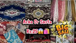 ACHA OR SASTA🔥||Rs:25”Doormats,Curtains,Carpet,Sofa Cover,Dewan sets,Ghaleen,Handlooms 