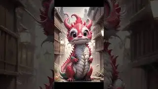 Baby Dragon's Day Out: Cuteness Overload! #cute #animal #pet #fury #lovely #aiart #art