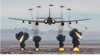 #Iran Shocked!US F 16S Loaded for Rapid Response as Emergency High Speed Takeoff unfolds