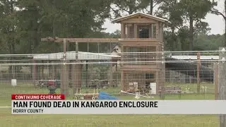 Man found dead inside kangaroo, wallaby enclosure with 'multiple blunt force injuries,' Horry County
