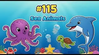 Learn Ocean Animals Sounds Whale Shark Dolphin for Kids