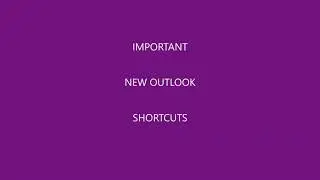 Mastering Outlook: Essential new outlook shortcuts￼