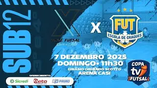 SUB12 | Disputa 3&ordm; | Onze Futsal Edir e Caio Sorocaba X Fut Craques Itapeva | 11:30 | Copa TVi 2025