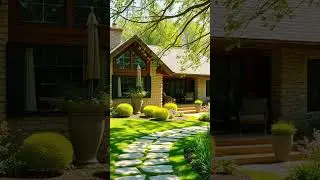 Stone Cottage in a Flower Garden: Harmony and Comfort #StoneCottage #FlowerGarden #NatureHarmony