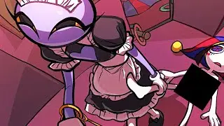 Jax's Crime 😱 | Pomni x Jax | The Amazing Digital Circus Comic | TADC | (Ribbit)