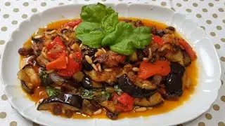 вся семья будет любить эту особенную вкусную сицилийскую капонату из баклажанов