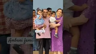 Nita & Mukesh Ambani With Their Adorable Grandchildren 💕 | Ambani Family Love ✨