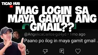 MAG LOGIN SA MAYA AT GCASH GAMIT ANG GMAIL ACCOUNT??